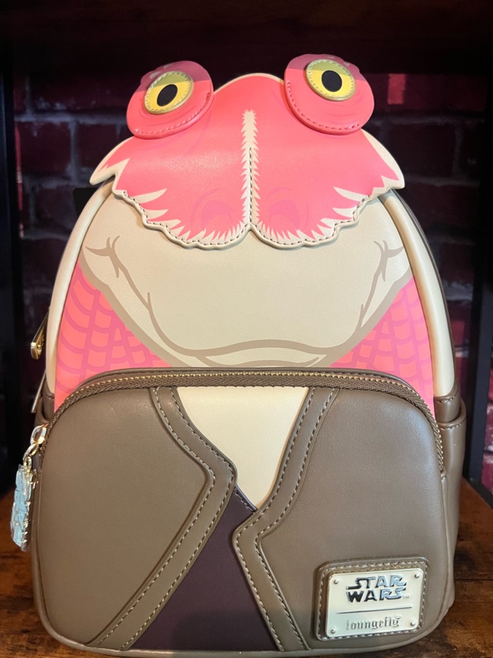 Loungefly Star Wars JarJar Binks Mini Backpack